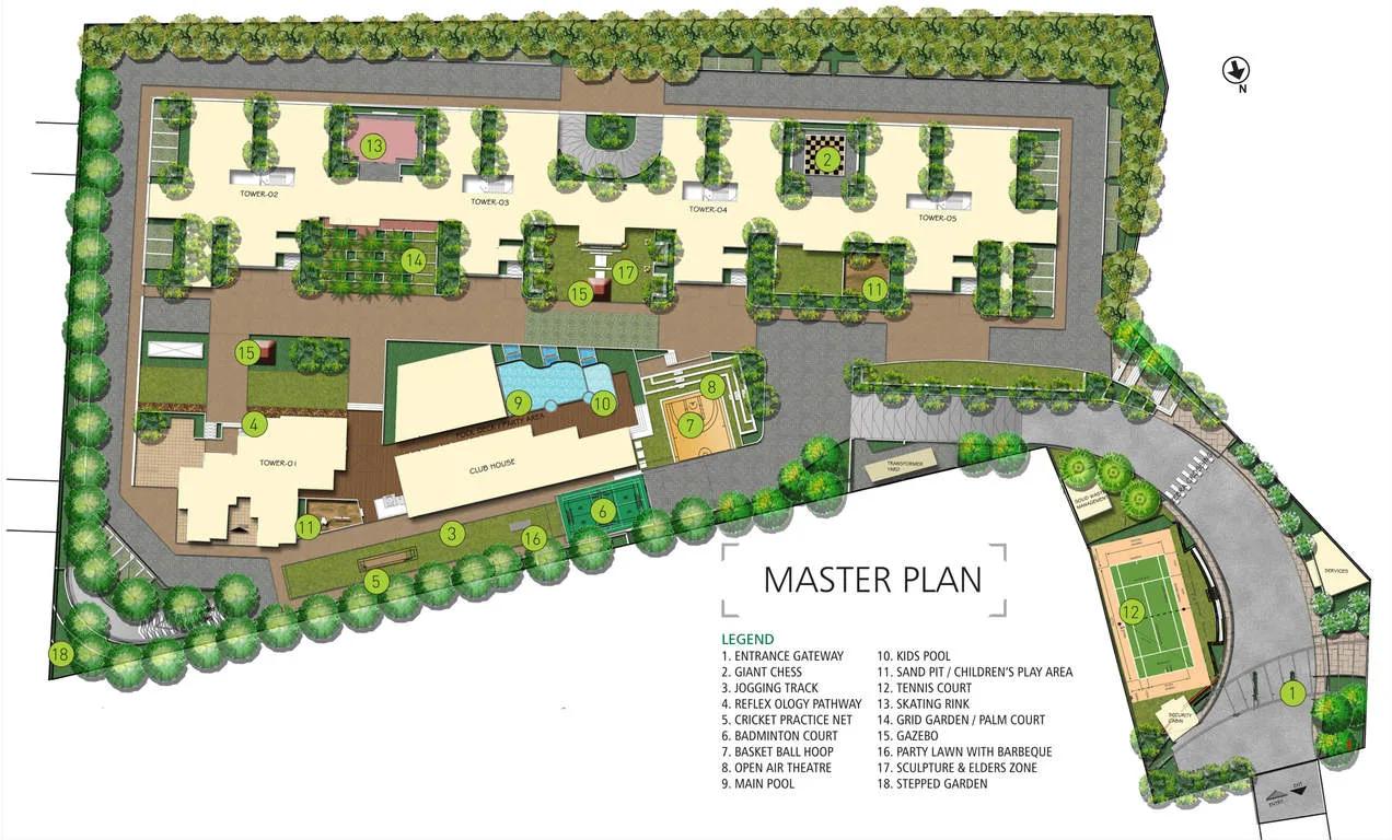 Layout plan of Golden Panorama