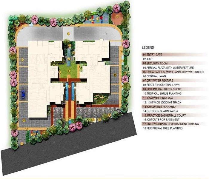 Layout plan of Kolte Patil 24K Grazio