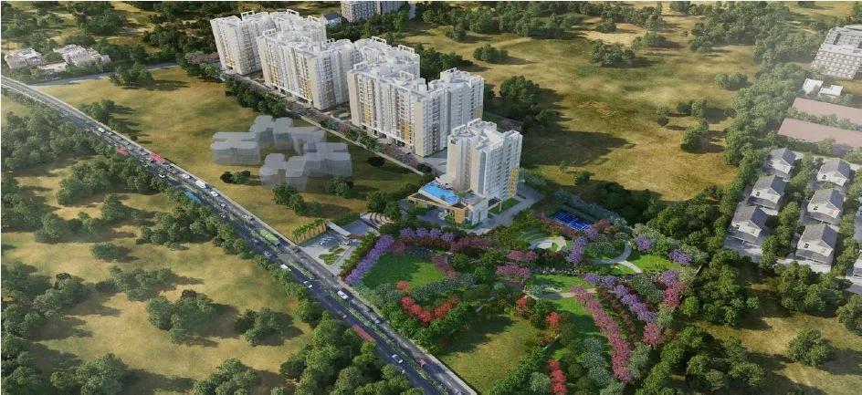 Layout plan of Salarpuria Sattva Misty Charm