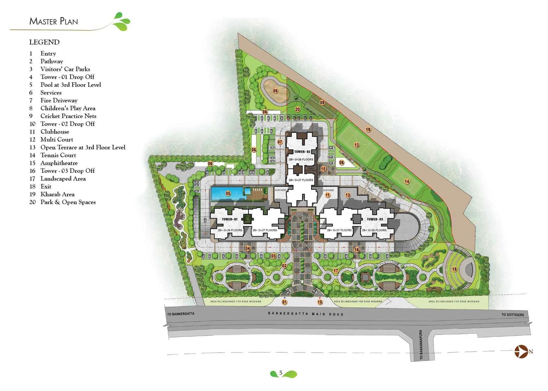 Layout plan of Prestige Park Square