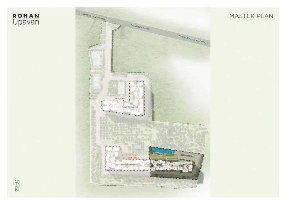Layout plan of Rohan Upavan