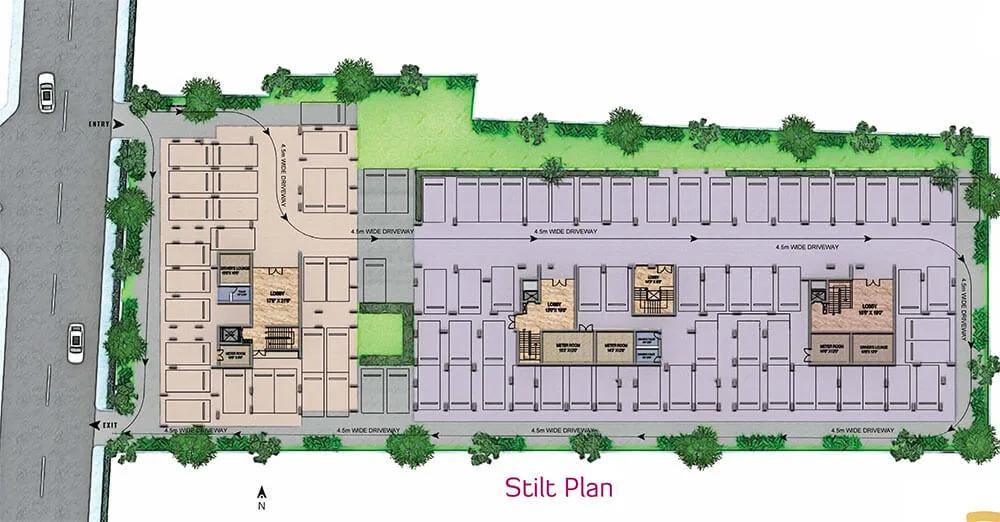 Layout plan of TVH Nivaan