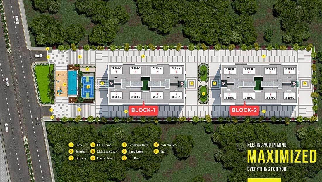 Layout plan of Pride Pegasus