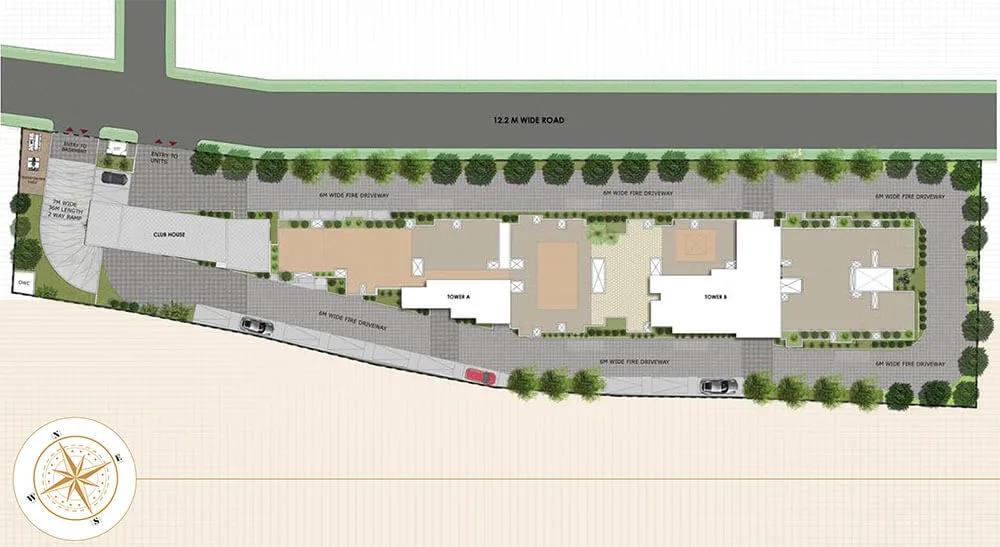 Layout plan of Shriram Esquire