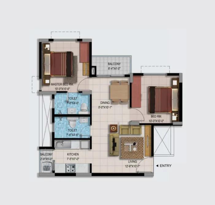 Provident Neora floor plan 3