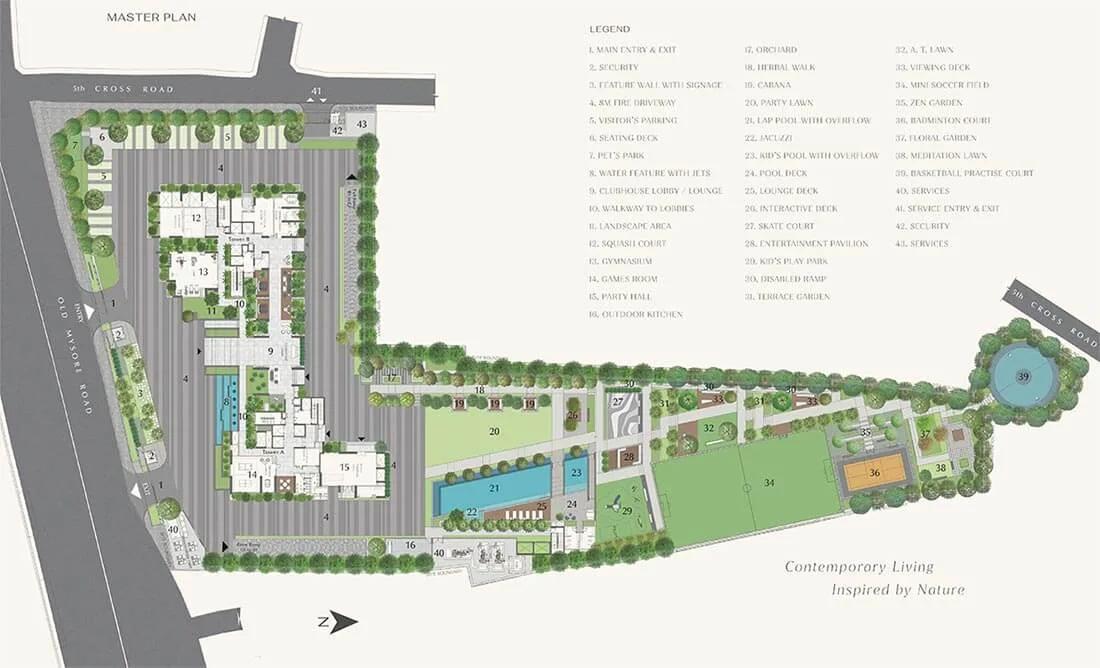 Layout plan of DNR Highline