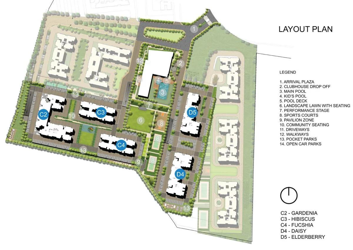 Layout plan of Embassy Edge