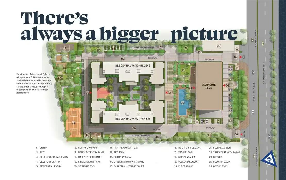 Layout plan of Bren Aspera