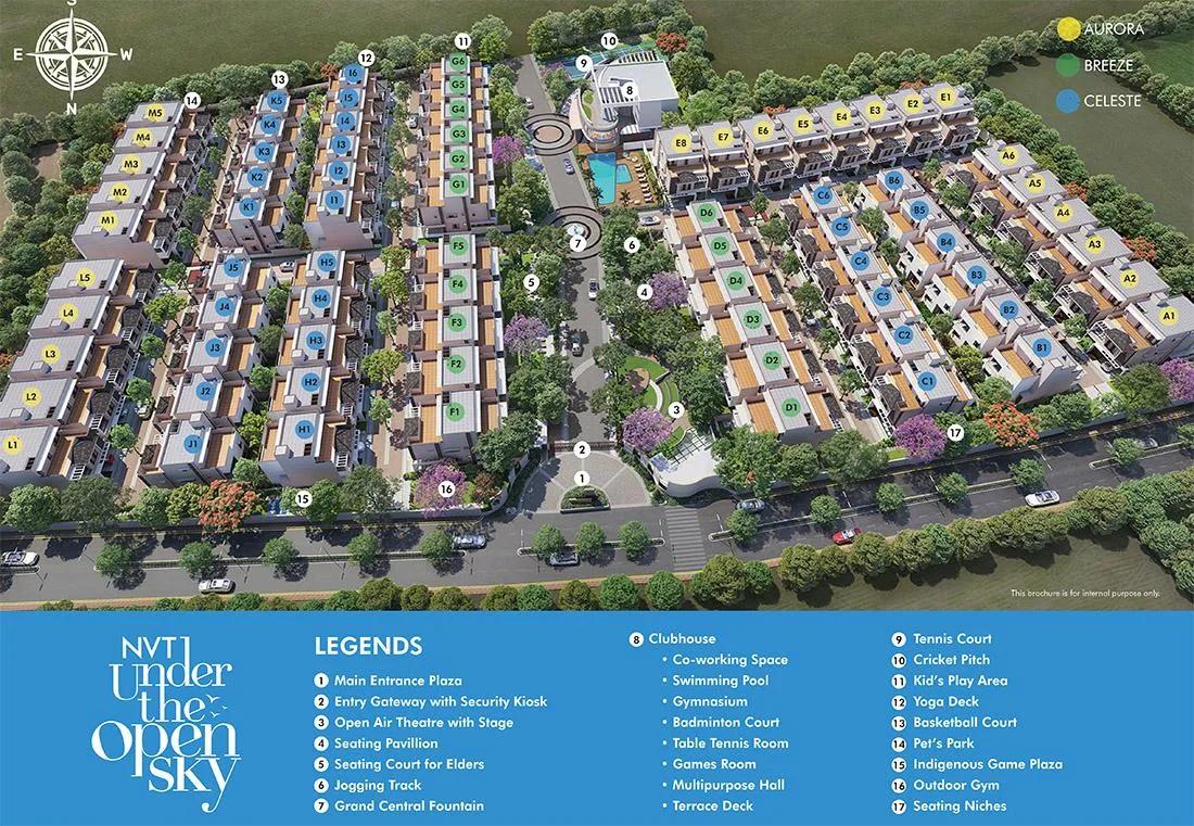 Layout plan of NVT Under The Open Sky