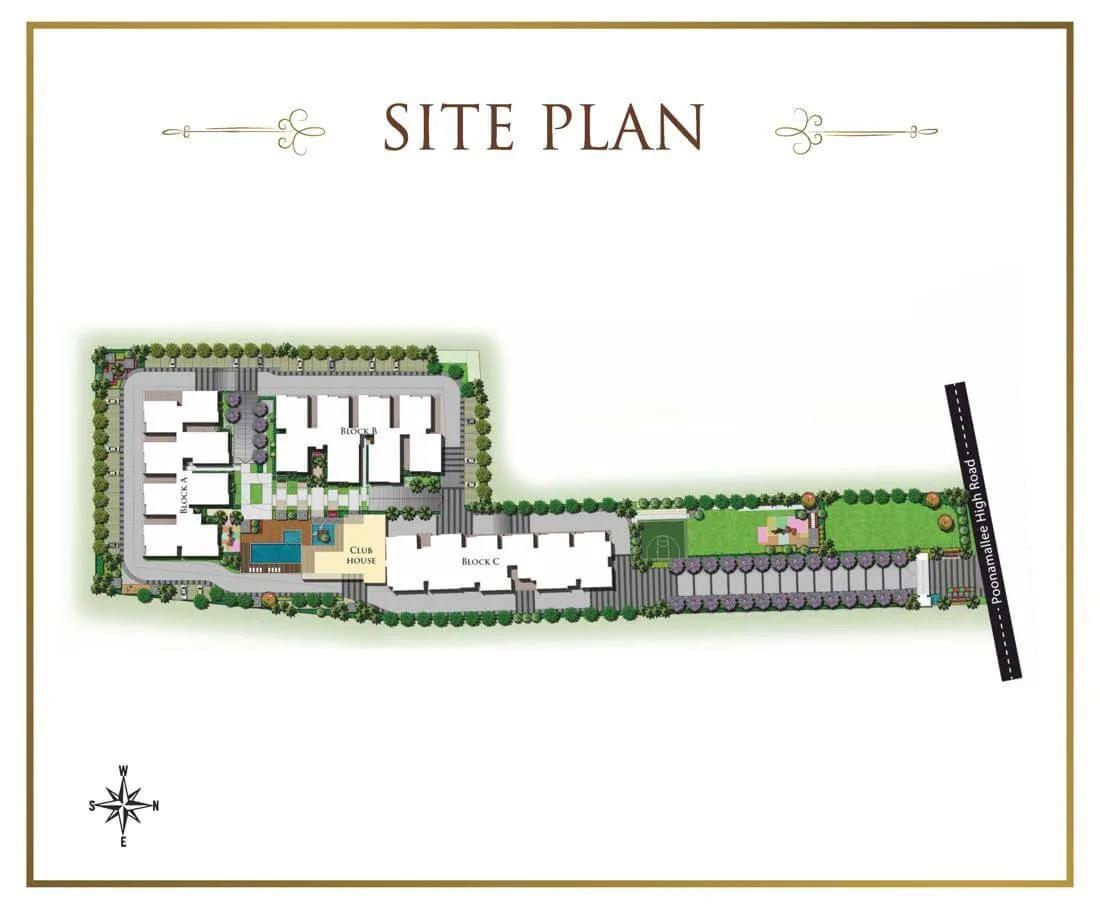 Layout plan of RWD Grand Corridor