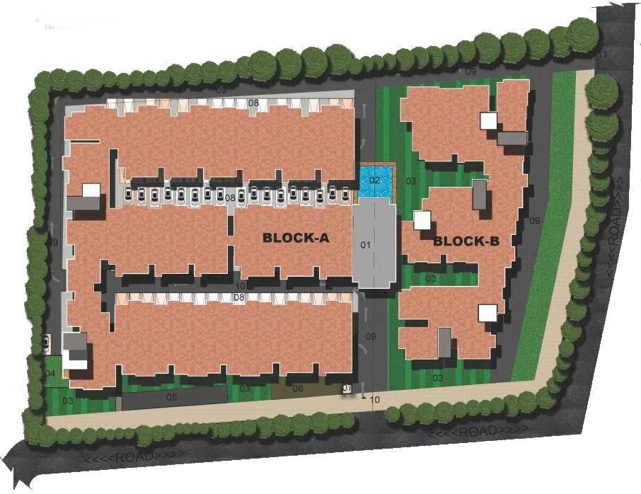 Layout plan of Sowparnika Tharangini