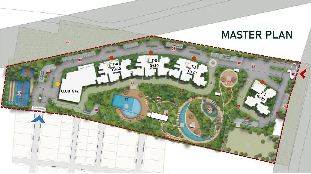 Layout plan of Prestige City 3.0