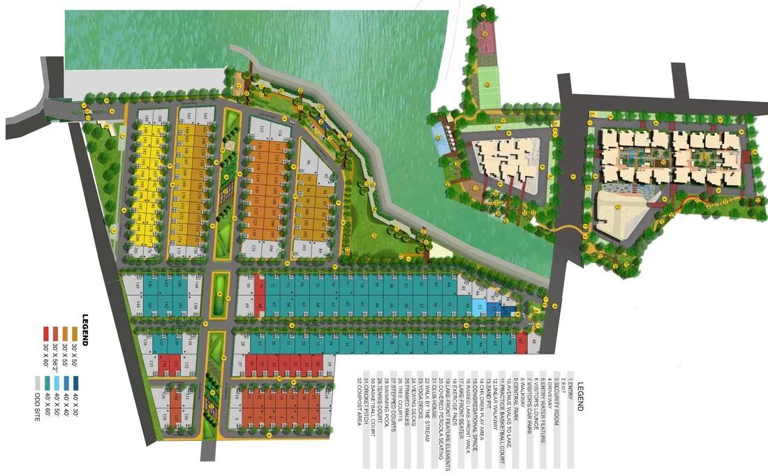 Layout plan of RBD Stillwaters