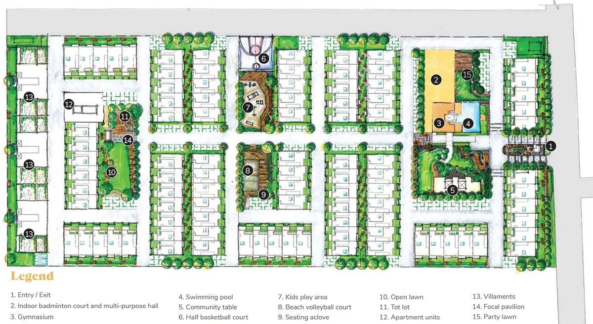 Layout plan of Assetz Soul & Soil