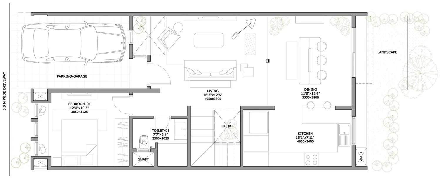 Assetz Soul & Soil 3 BHK floor plan, about 2,182 sq ft