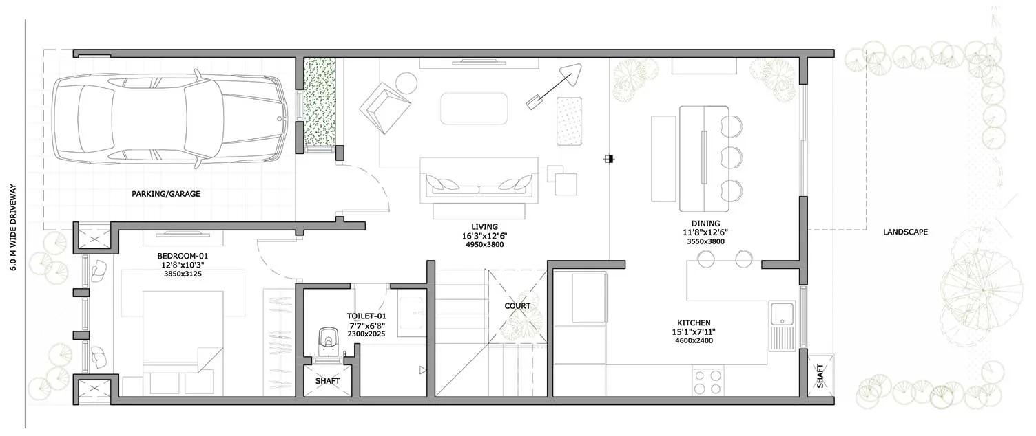 Assetz Soul & Soil 4 BHK floor plan, about 2,460 sq ft