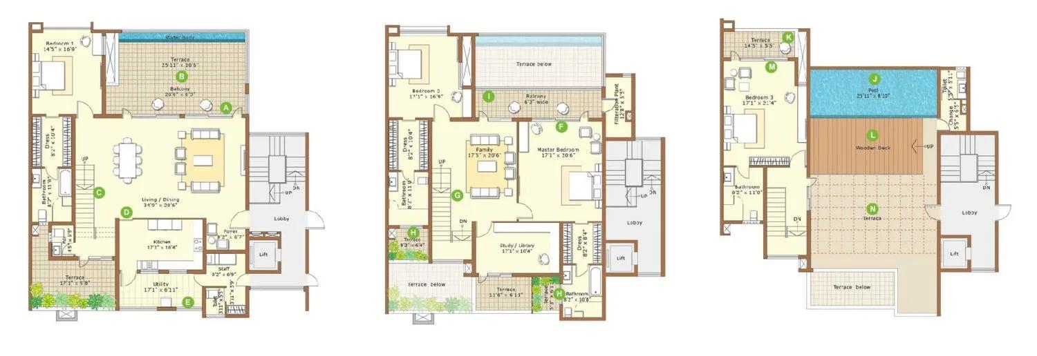 Embassy Grove floor plan 1
