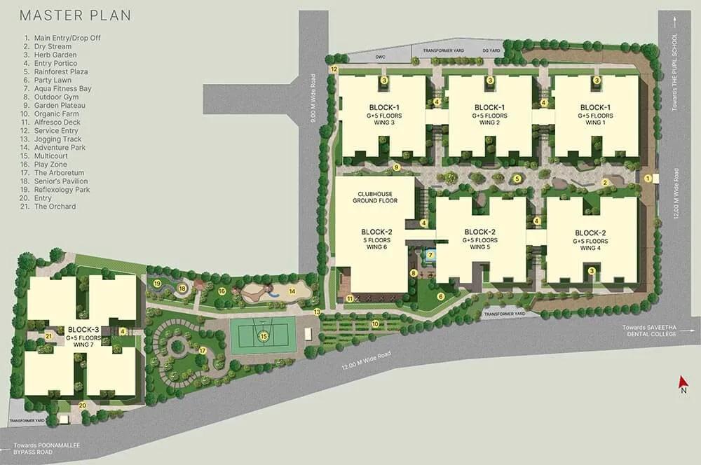 Layout plan of Sobha Arbor