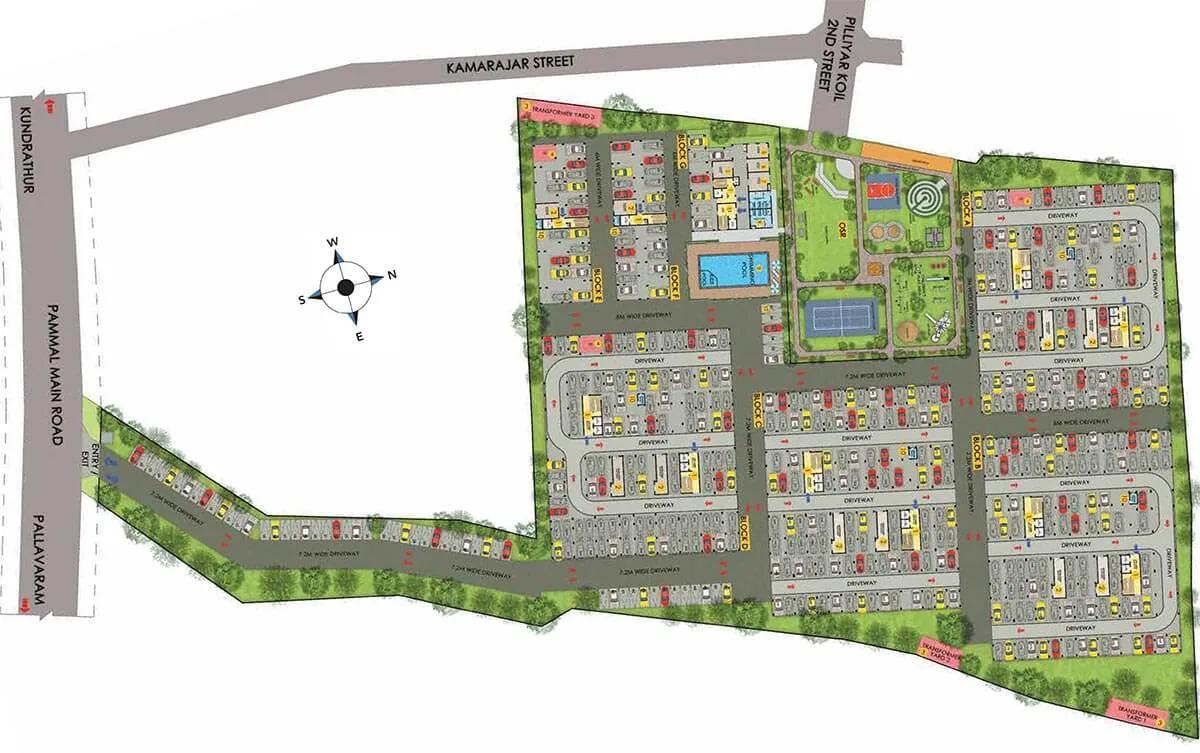 Layout plan of Radiance The Pride