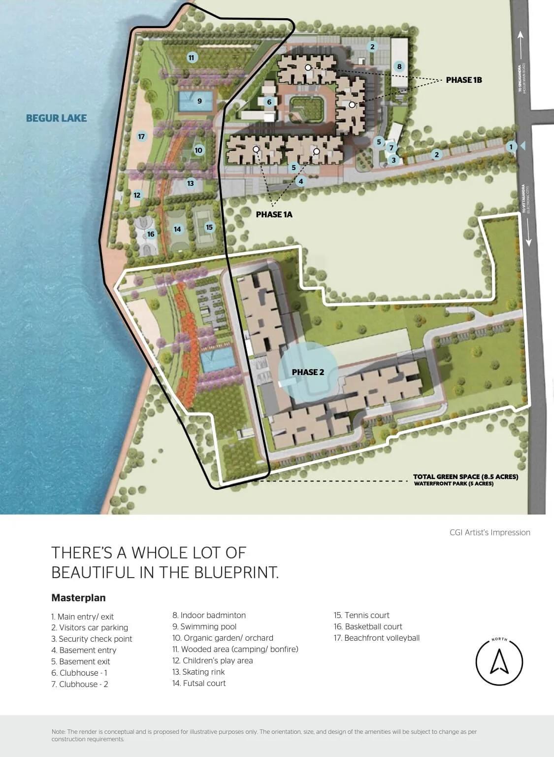 Layout plan of Assetz Canvas and Cove Phase 2