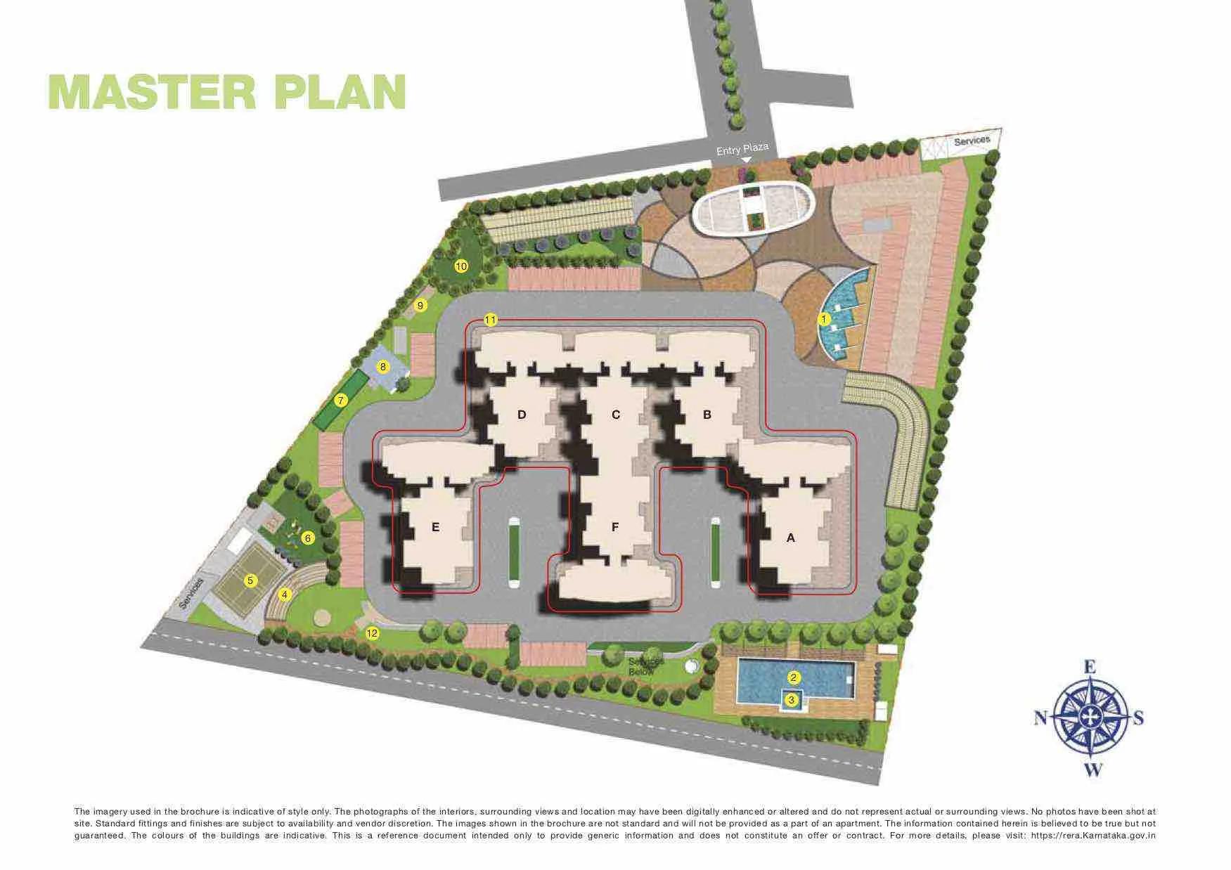 Layout plan of Provident Northern Destiny