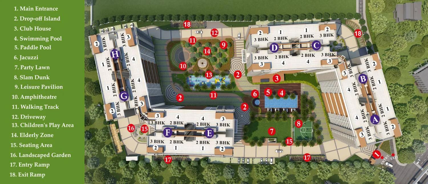 Layout plan of Pride Enchanta
