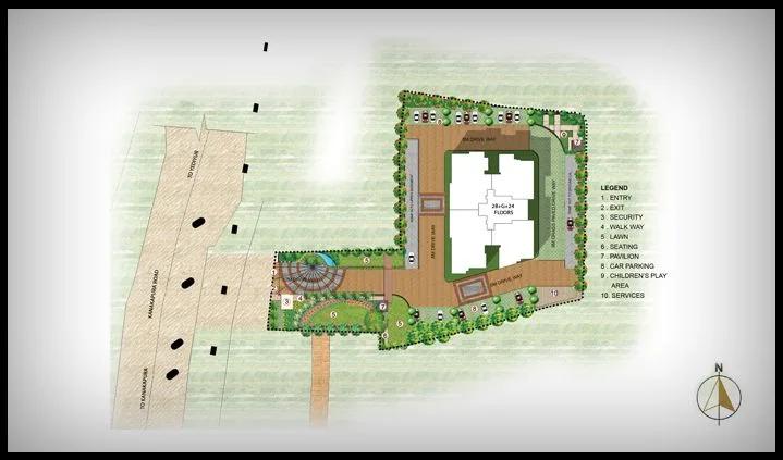 Layout plan of Prestige Brooklyn Heights