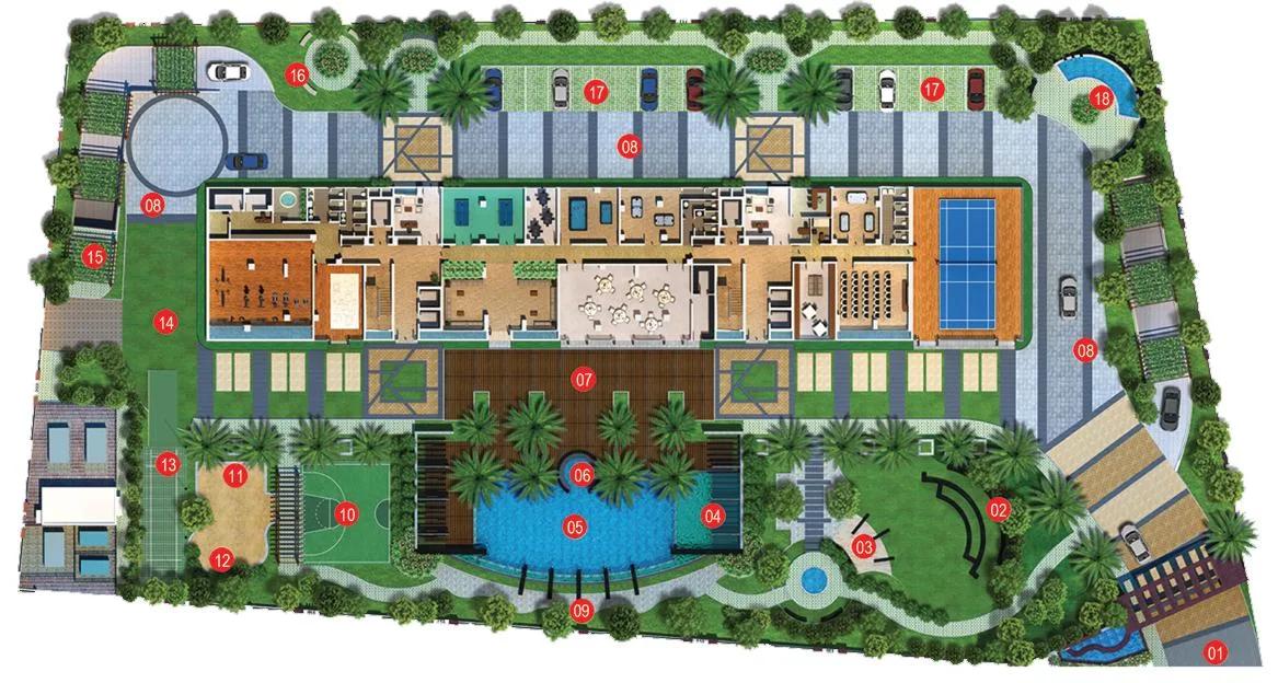 Layout plan of Valmark Apas