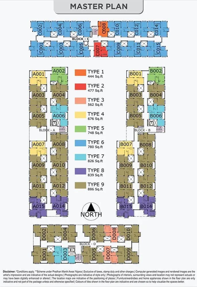 Layout plan of TVS Emerald Flourish