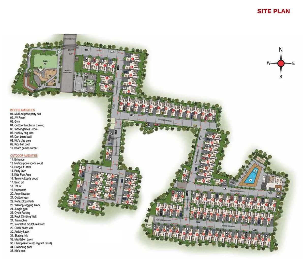 Layout plan of CasaGrand Vistaaz