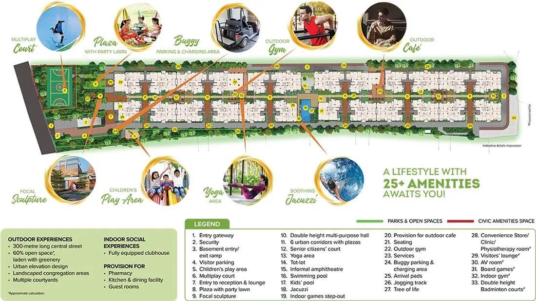 Layout plan of Brigade Parkside North