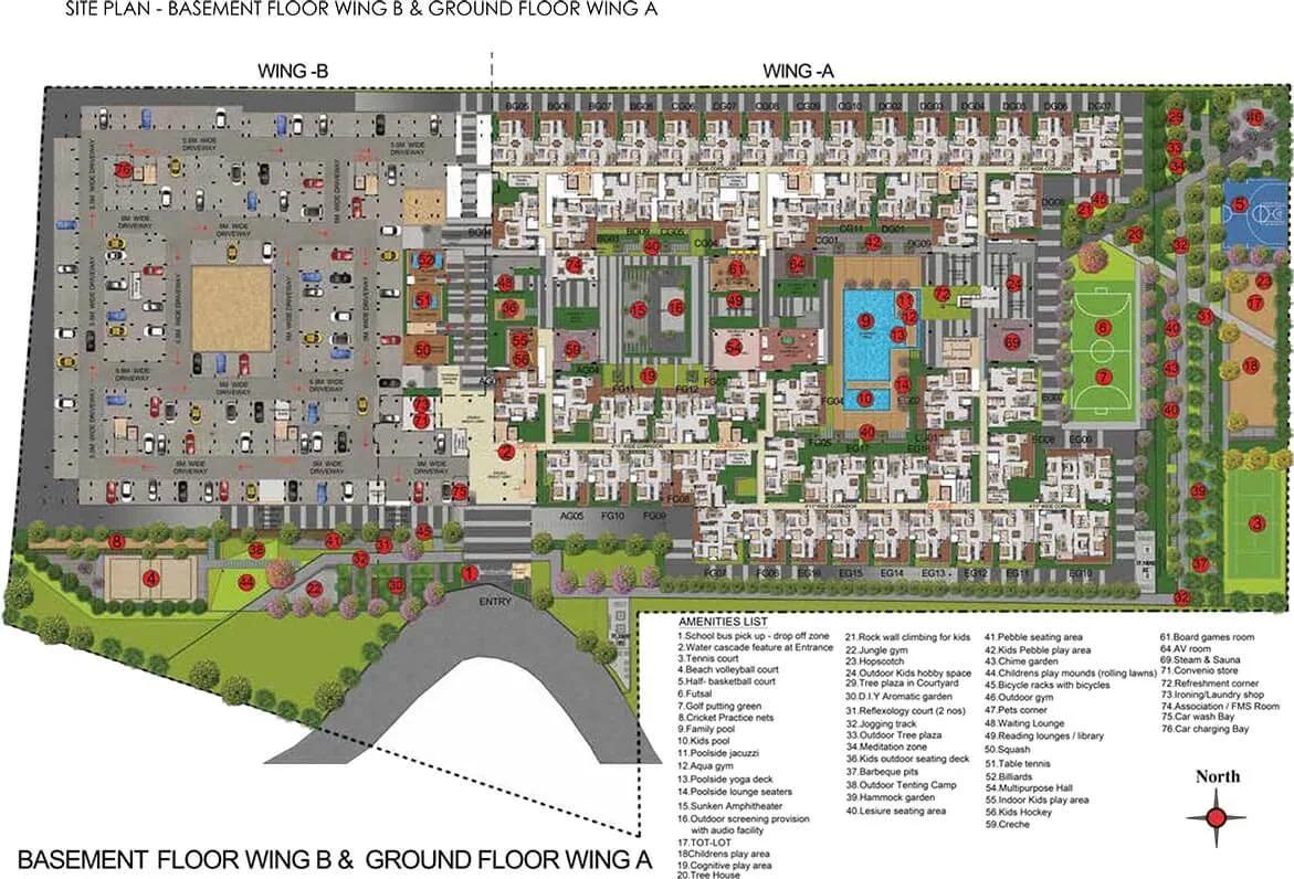 Layout plan of CasaGrand Boulevard