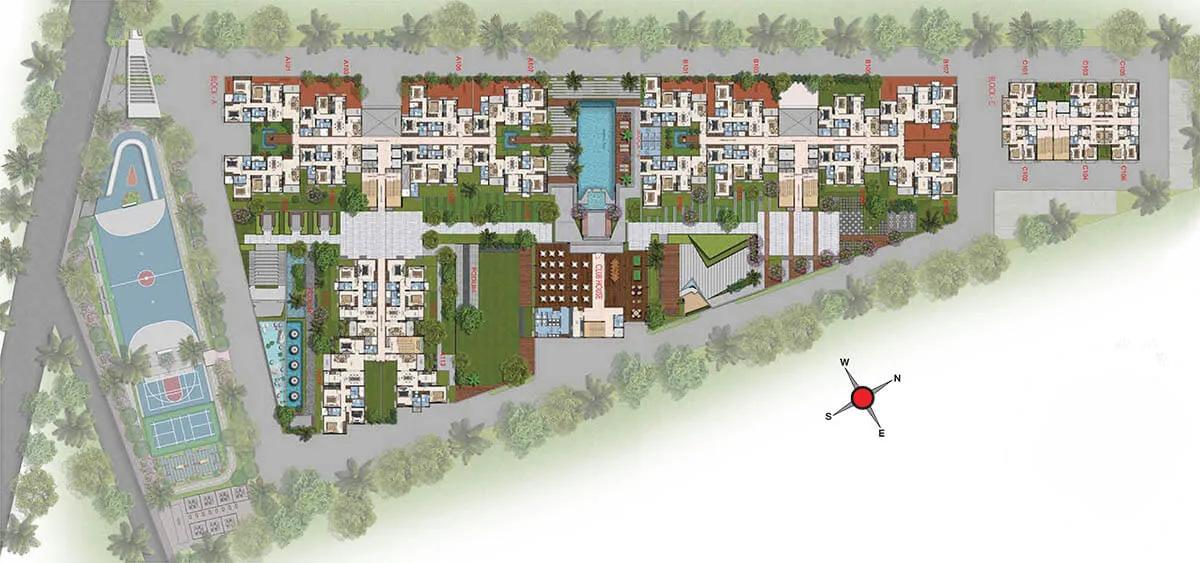 Layout plan of CasaGrand Northern Star
