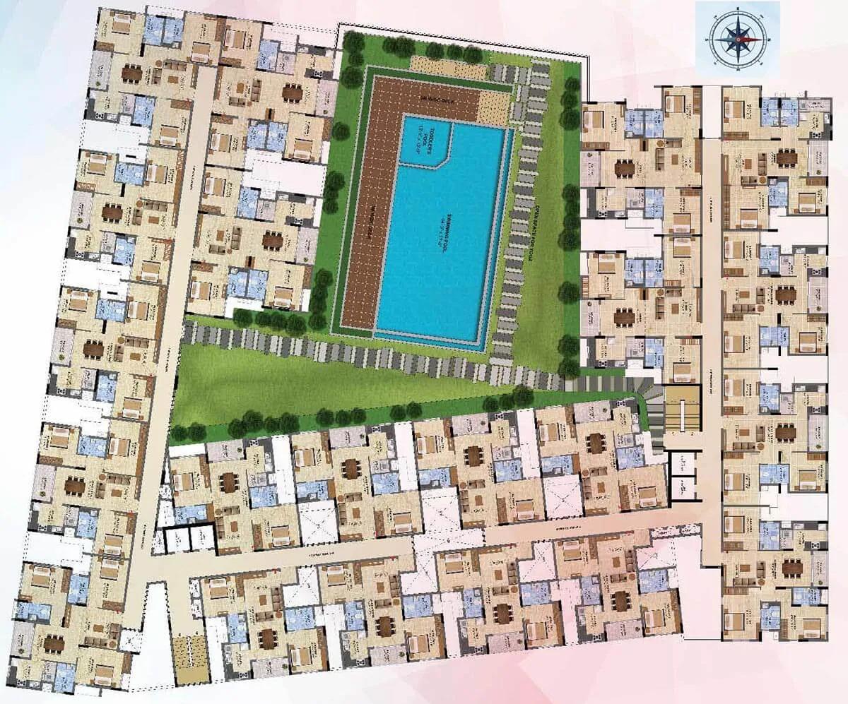Layout plan of Radiance Sapphire