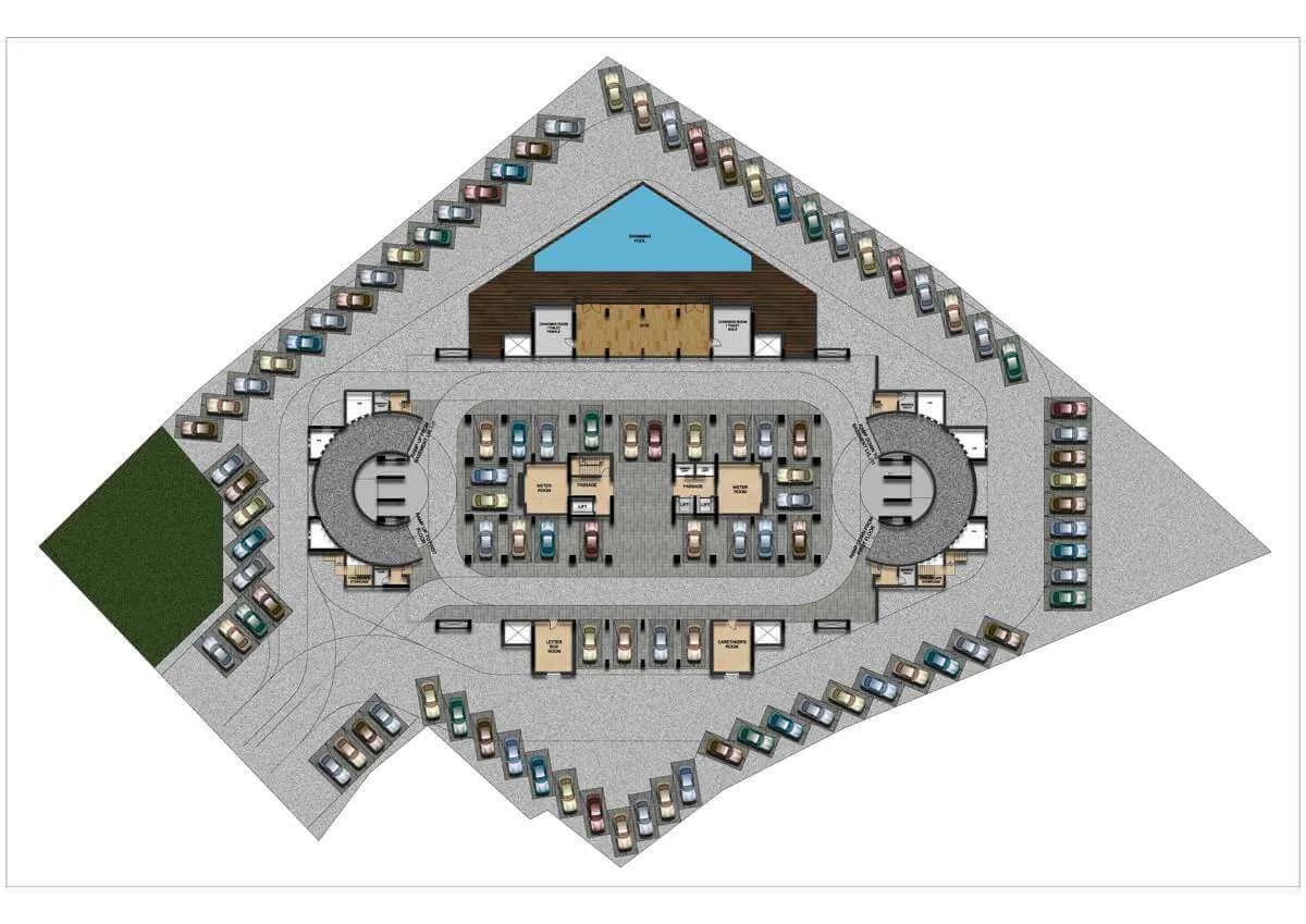Layout plan of CasaGrand Monte Carlo