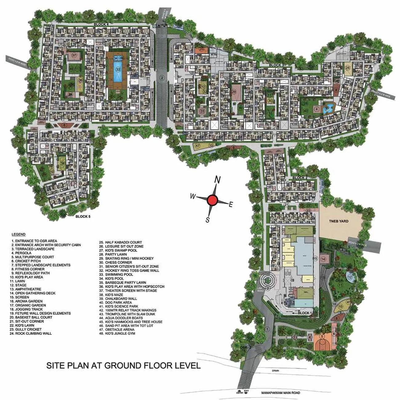 Layout plan of Casagrand Utopia