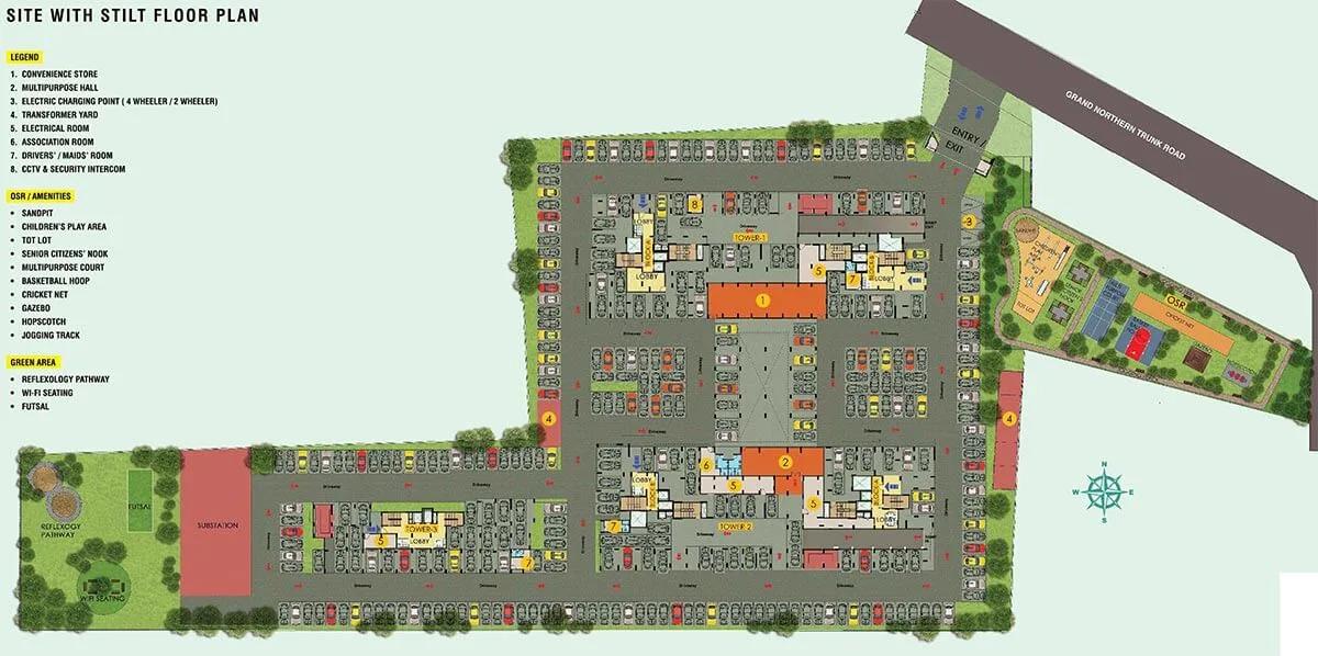 Layout plan of Radiance Suprema