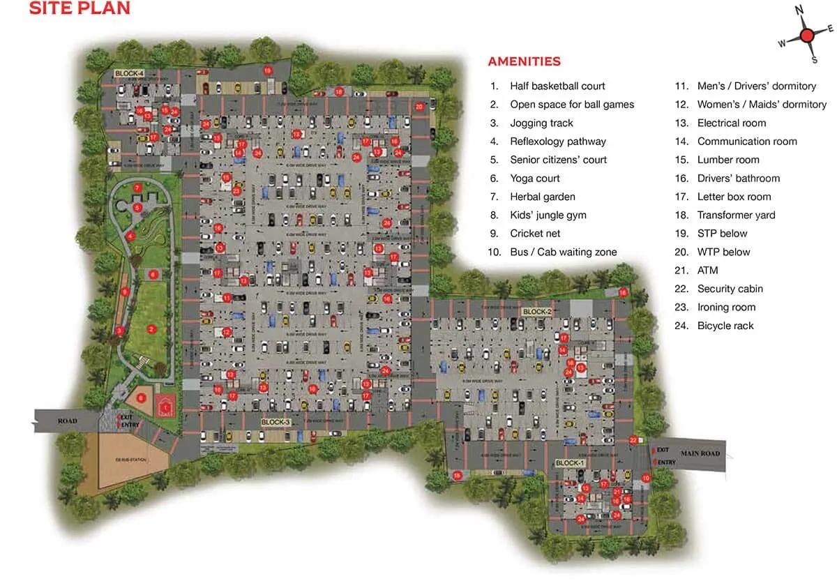 Layout plan of CasaGrand Tudor