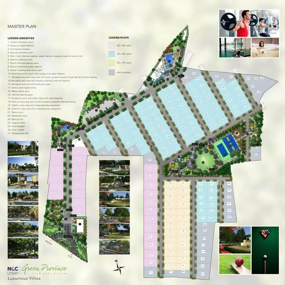 Layout plan of NCC Green Province