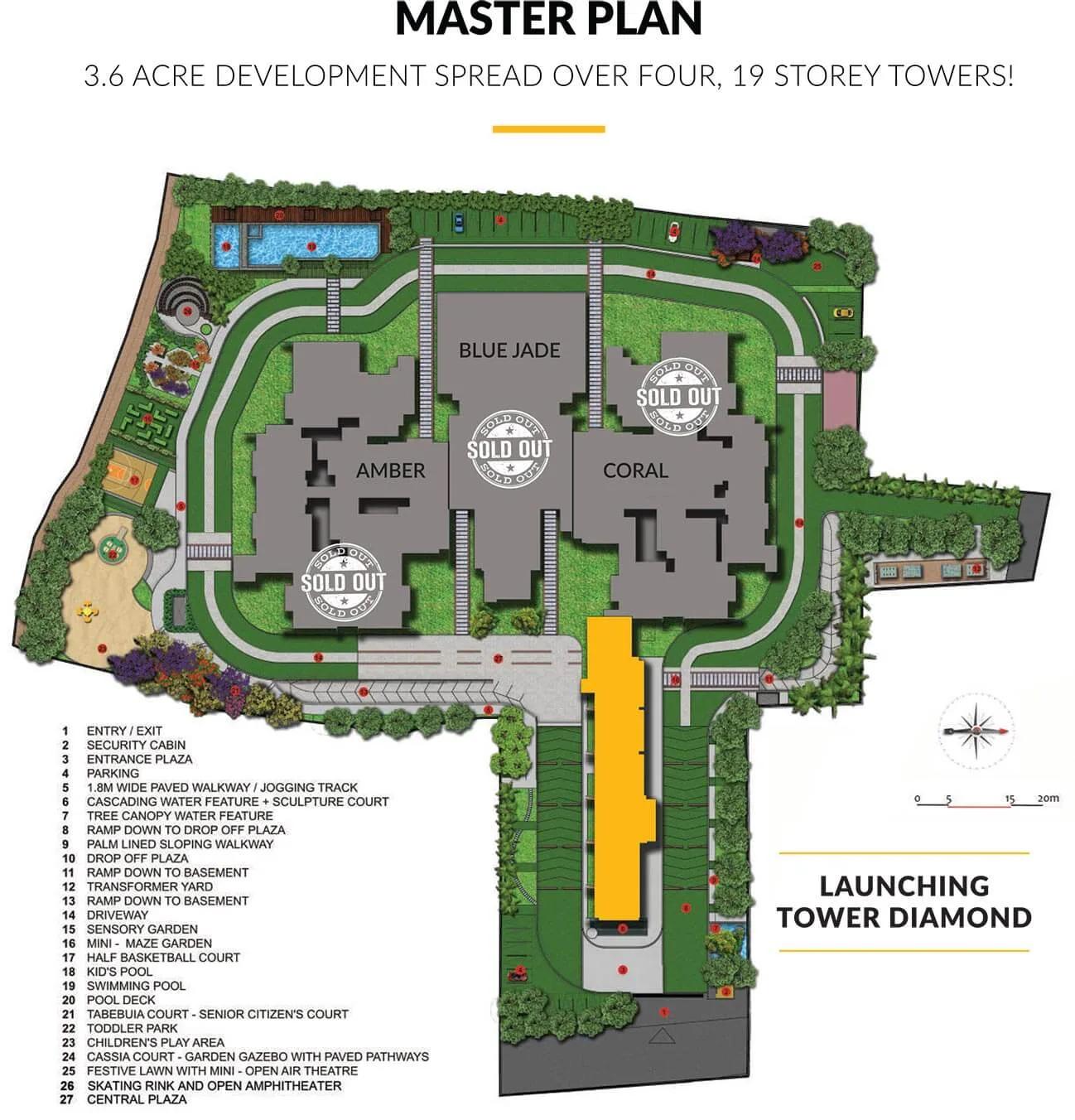 Layout plan of Shriram Southern Crest Phase 2