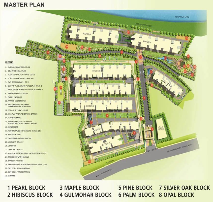 Layout plan of Alliance Orchid Springss
