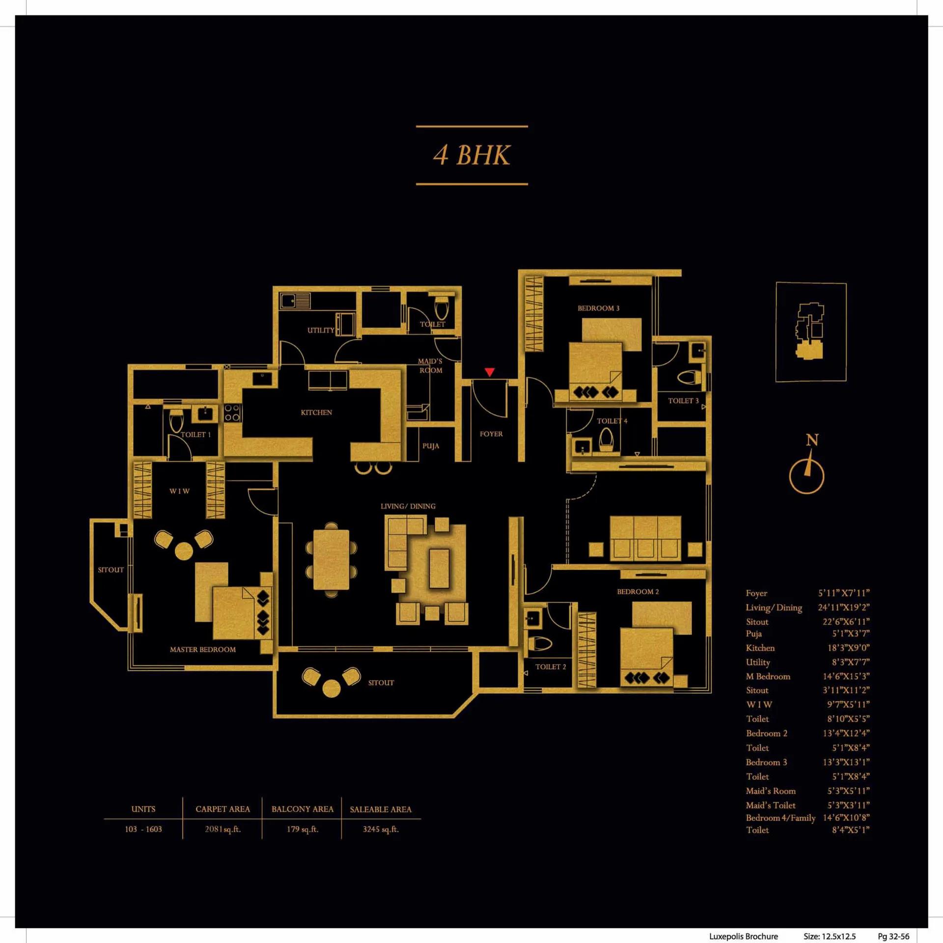 Concorde Luxepolis floor plan 2