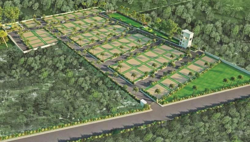 Layout plan of Aditya Palm Grove Plots
