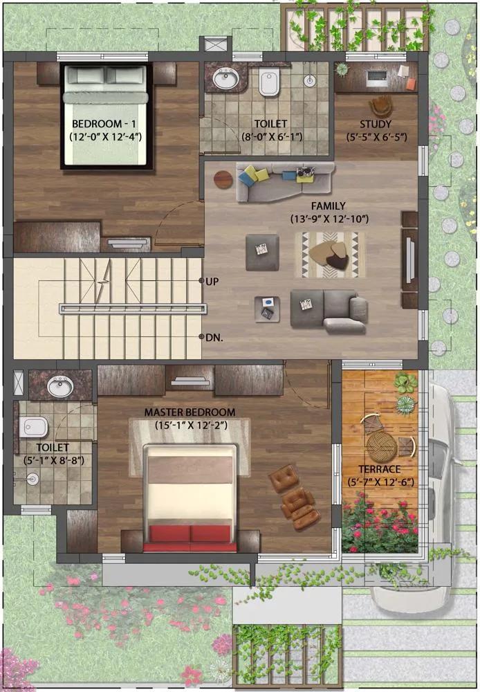NVT Mystic Garden floor plan 1