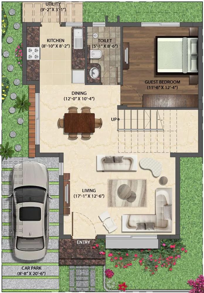 NVT Mystic Garden floor plan 2