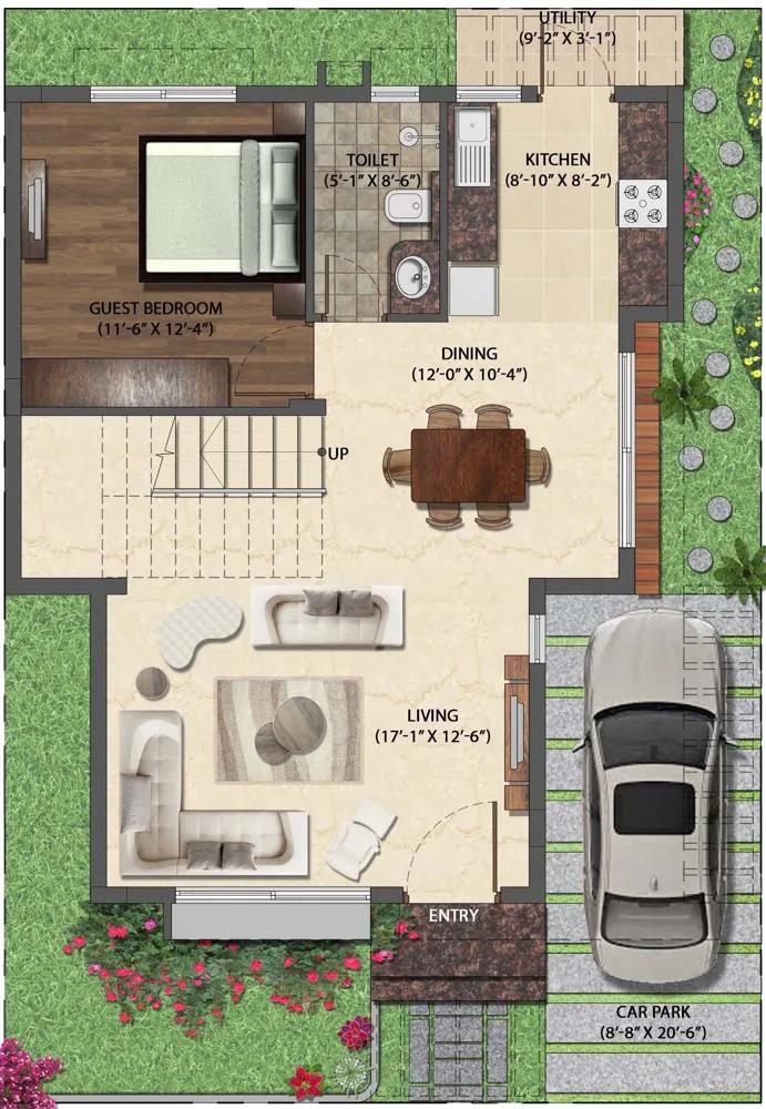 NVT Mystic Garden floor plan 3