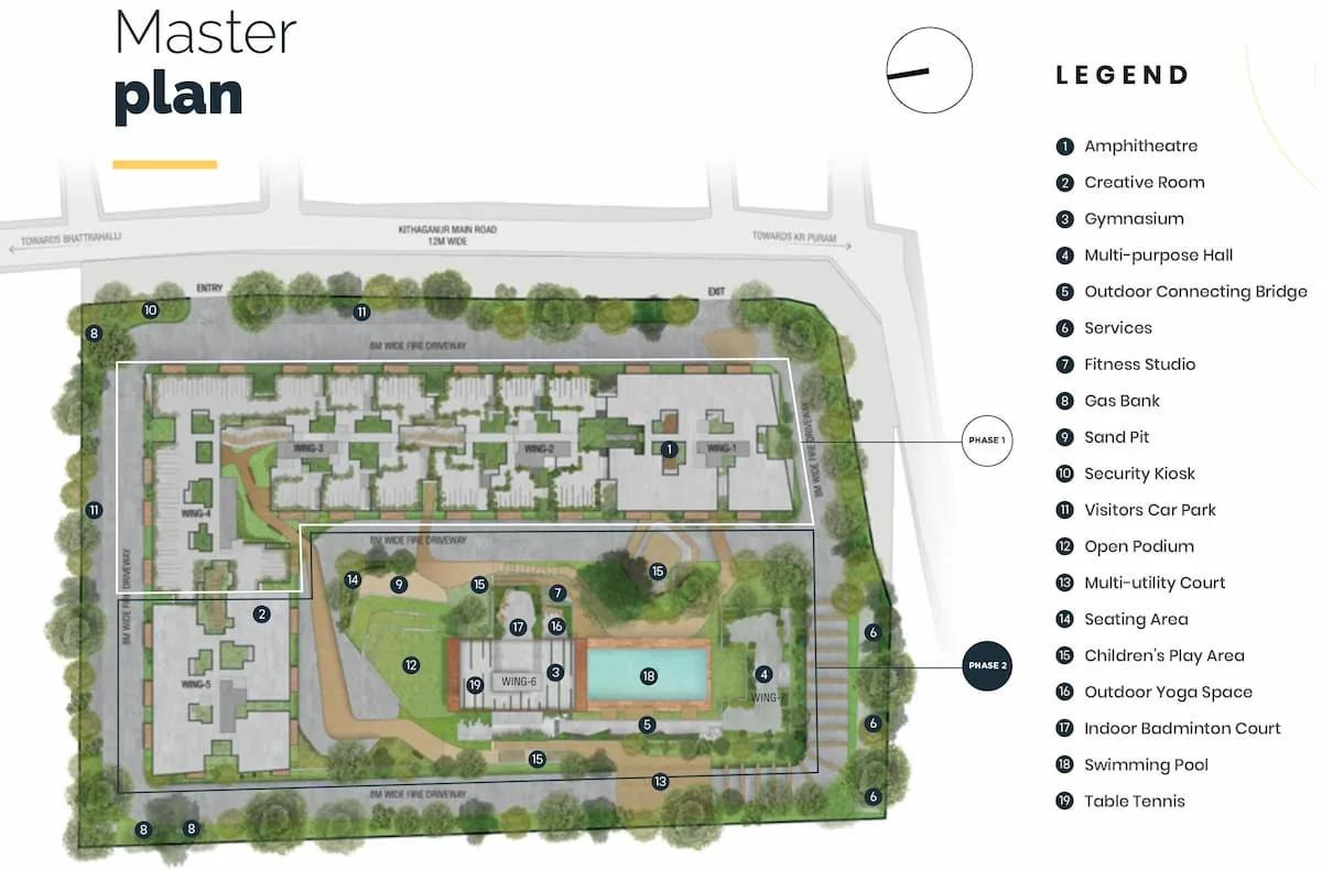 Layout plan of Assetz Sun and Sanctum