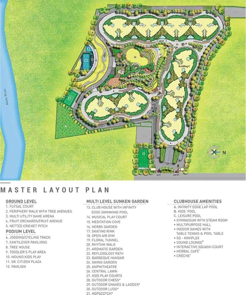 Layout plan of Shapoorji Pallonji Sensorium