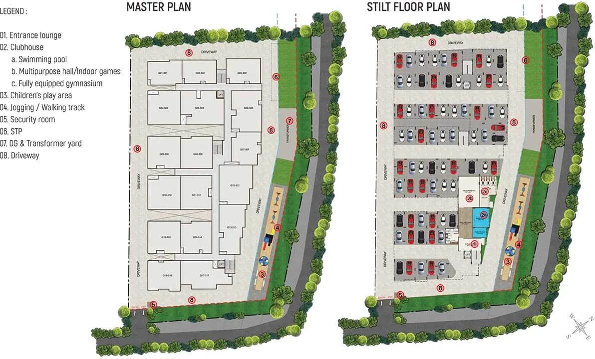 Layout plan of Sowparnika Pragati