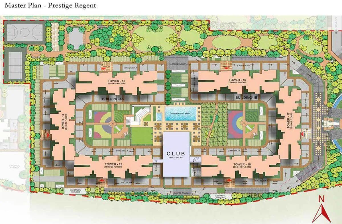 Layout plan of Prestige Finsbury Park
